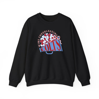 WJMS Cheerleading Megaphone Colts - Unisex Sweatshirt