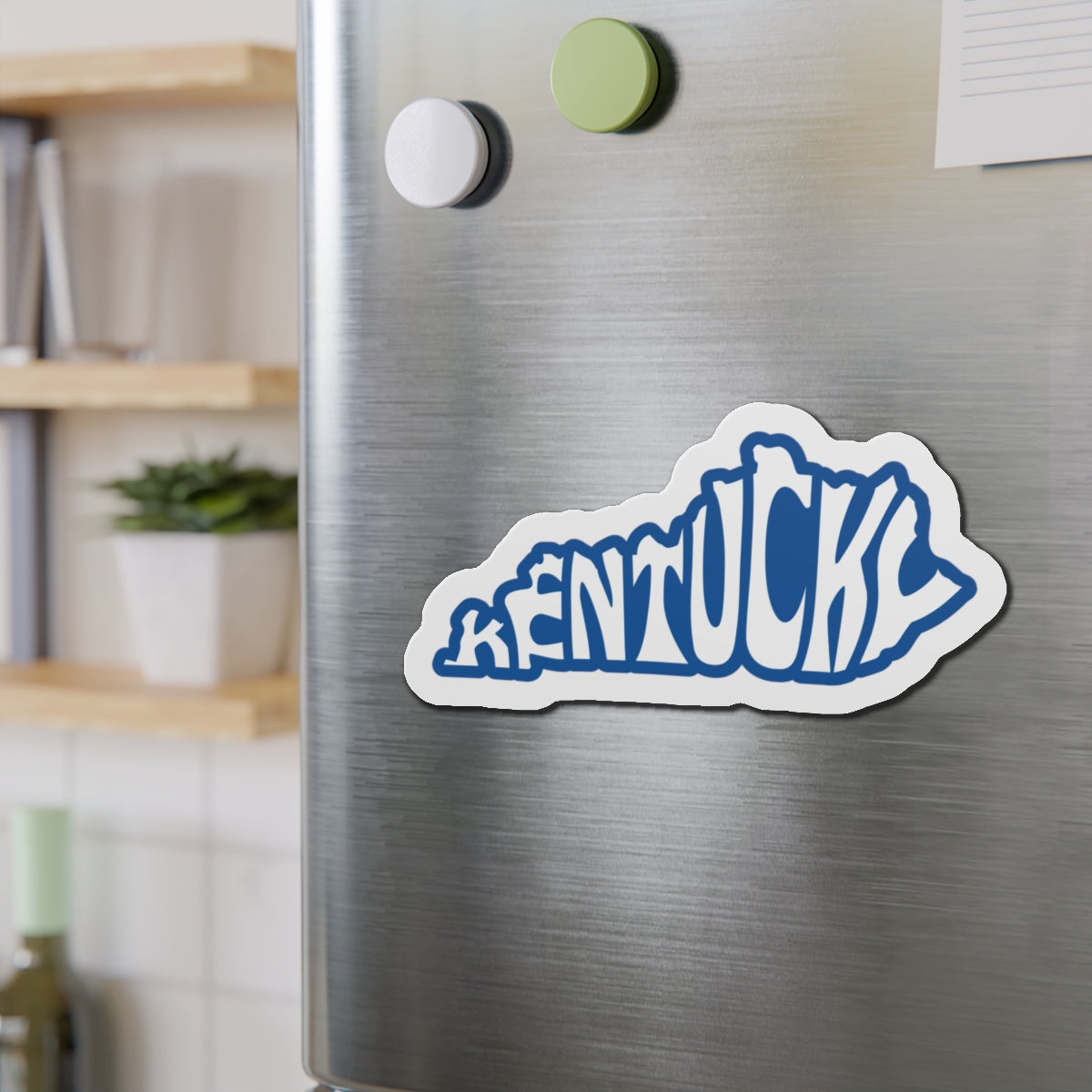 Kentucky Die-Cut Magnets for Home Decor, Stylish Refrigerator Magnet, Personalized Office Decor, Custom Gift Idea, Modern Home Accessories