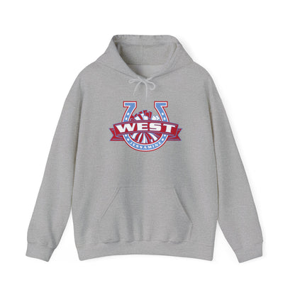 West Jessamine Horseshoe Logo w/ Pom - Cheerleading - Unisex Hoodie