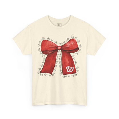 WJ Let's Go Colts Cheer Bow w/ WJ logo - Unisex Shirt