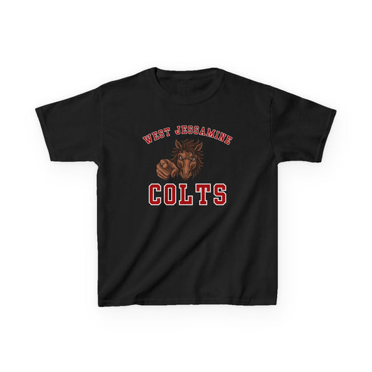 YOUTH --- West Jessamine Colts Mascot - YOU  -- Unisex Tee