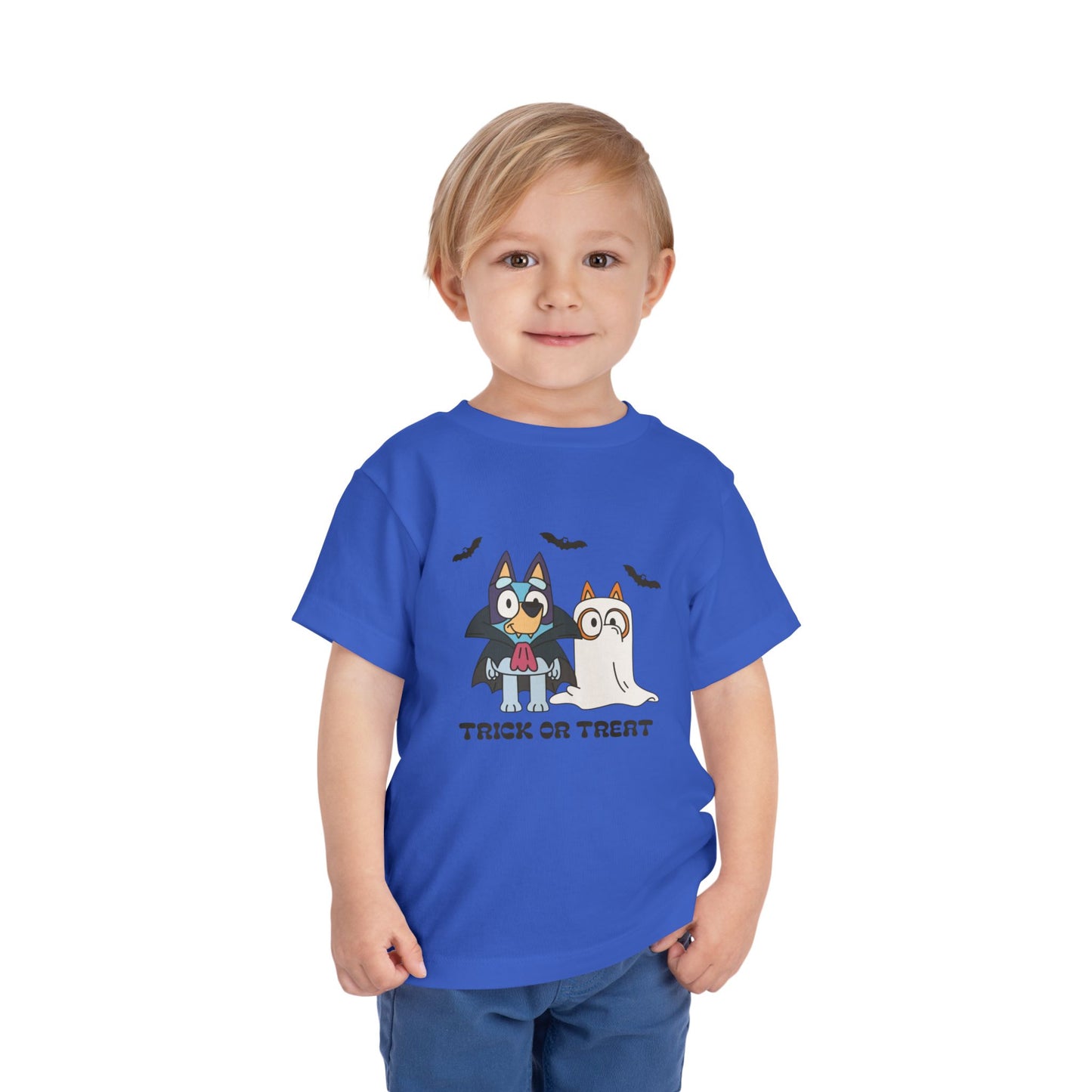 Toddler Bluey Trick or Treat T-shirt