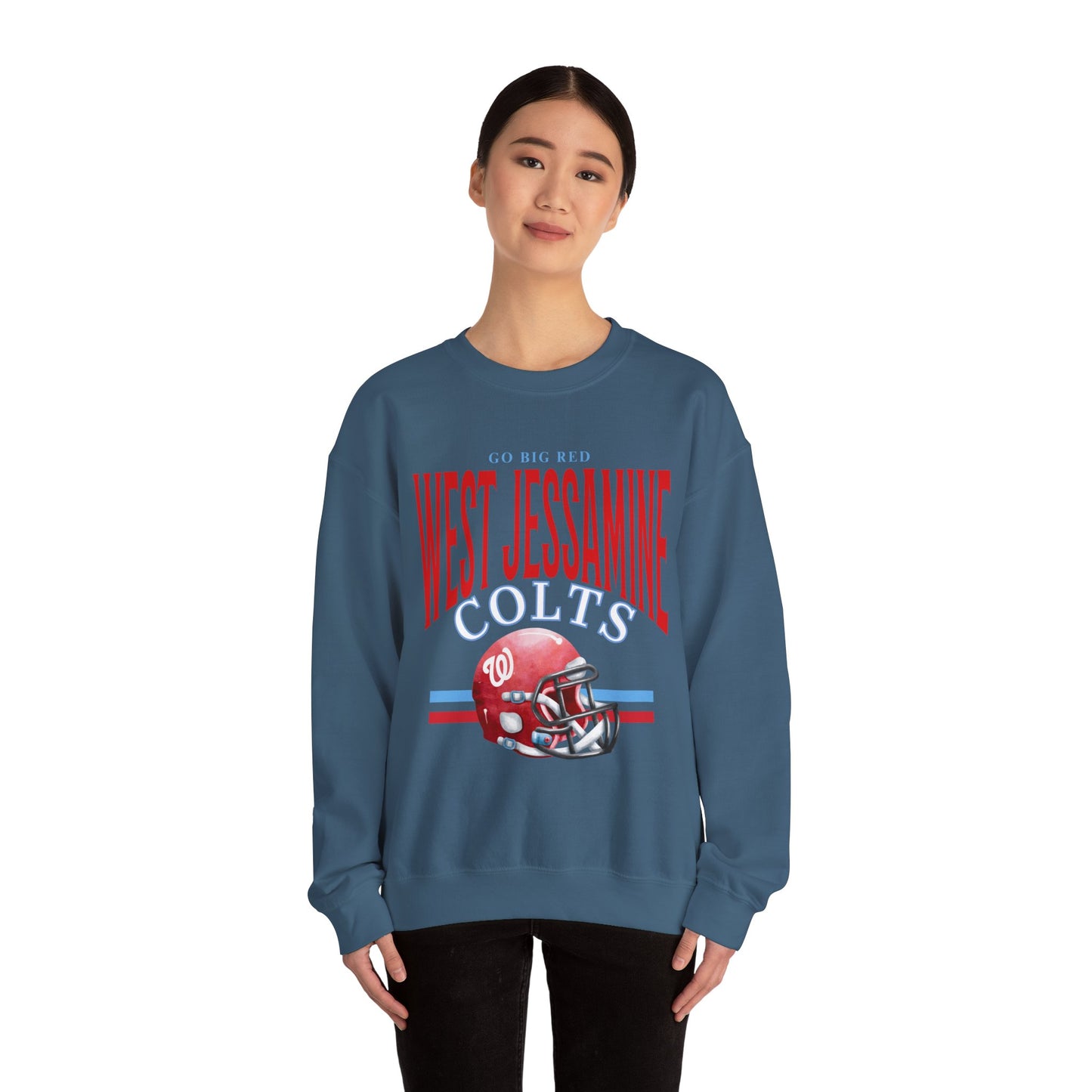 Go Big Red West Jessamine Football - Unisex Sweatshirt