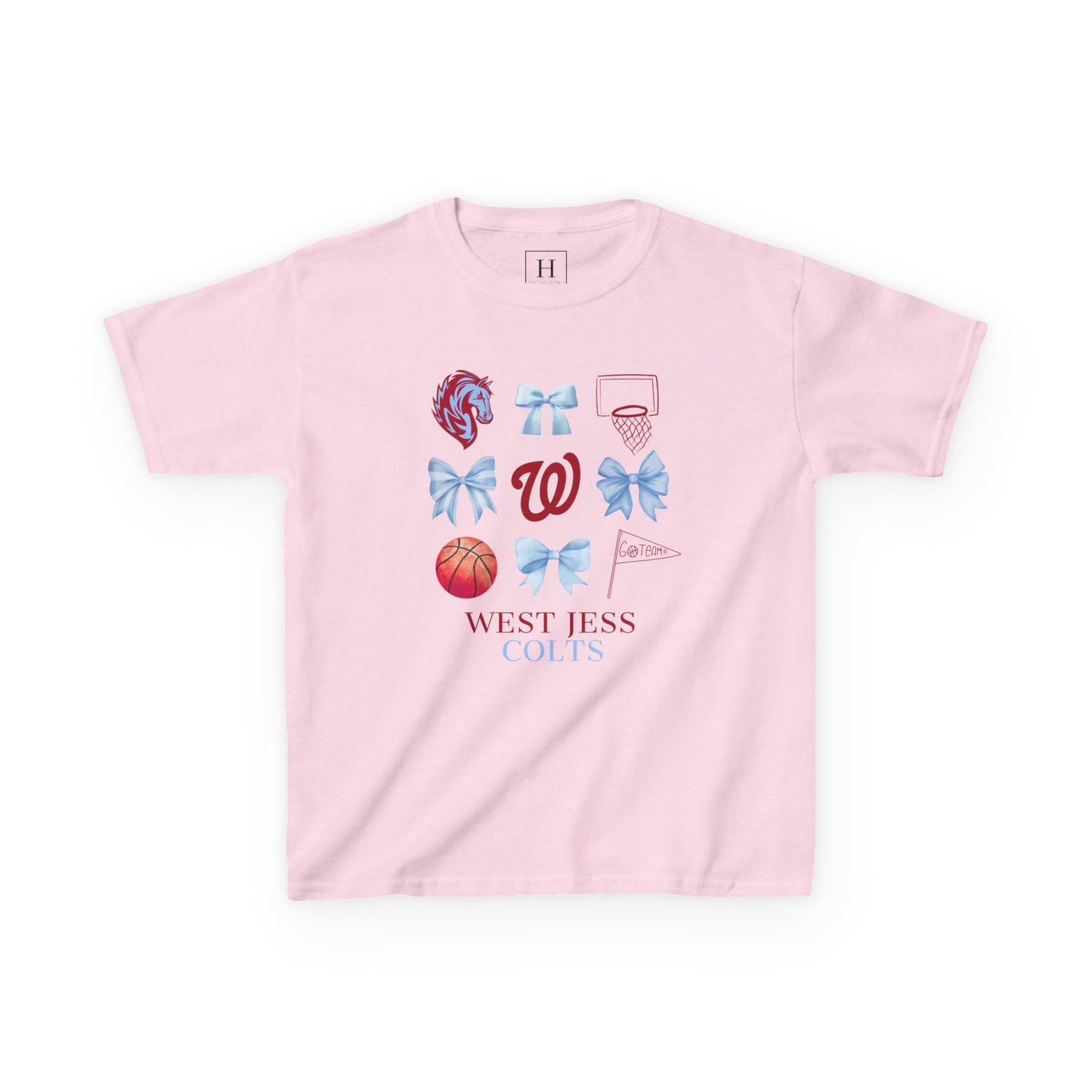 YOUTH --- West Jessamine Basketball Coquette Unisex Tee