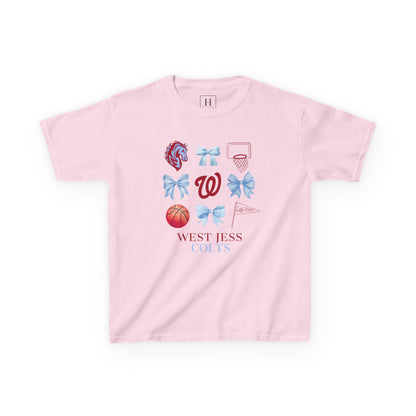 YOUTH --- West Jessamine Basketball Coquette Unisex Tee