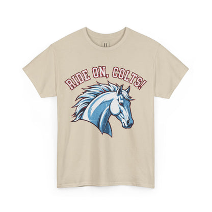 T-Shirt -RIDE ON COLTS - West Jessamine Unisex Tee