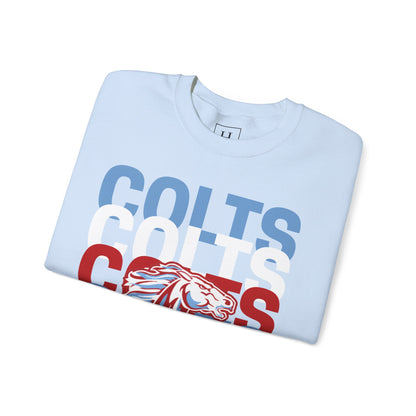 COLTS with Horse Logo - Christmas Sweatshirt - Unisex