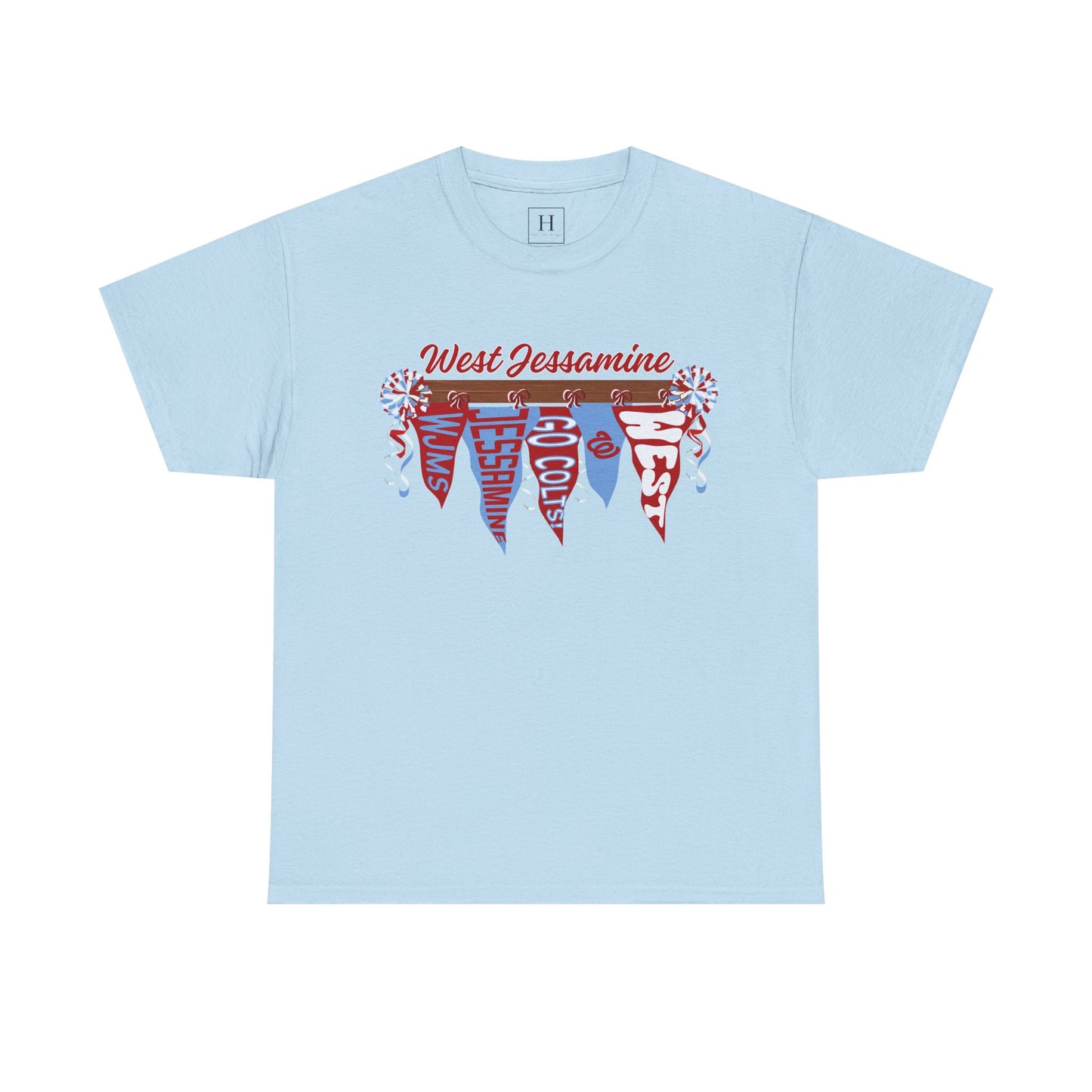 WJMS : West Jessamine Pennant Flags - Unisex Shirt