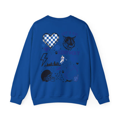 Kentucky Wildcats Football Sweater (Front & Back)