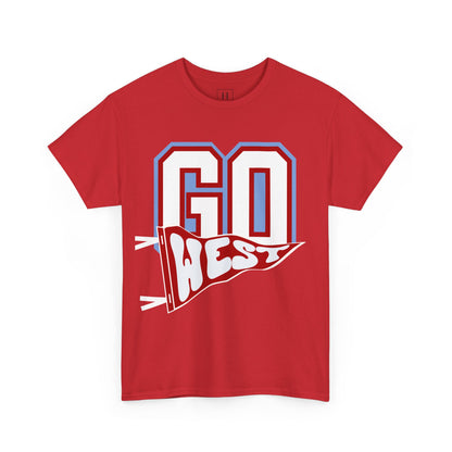 GO WEST Pennant Flag - Unisex