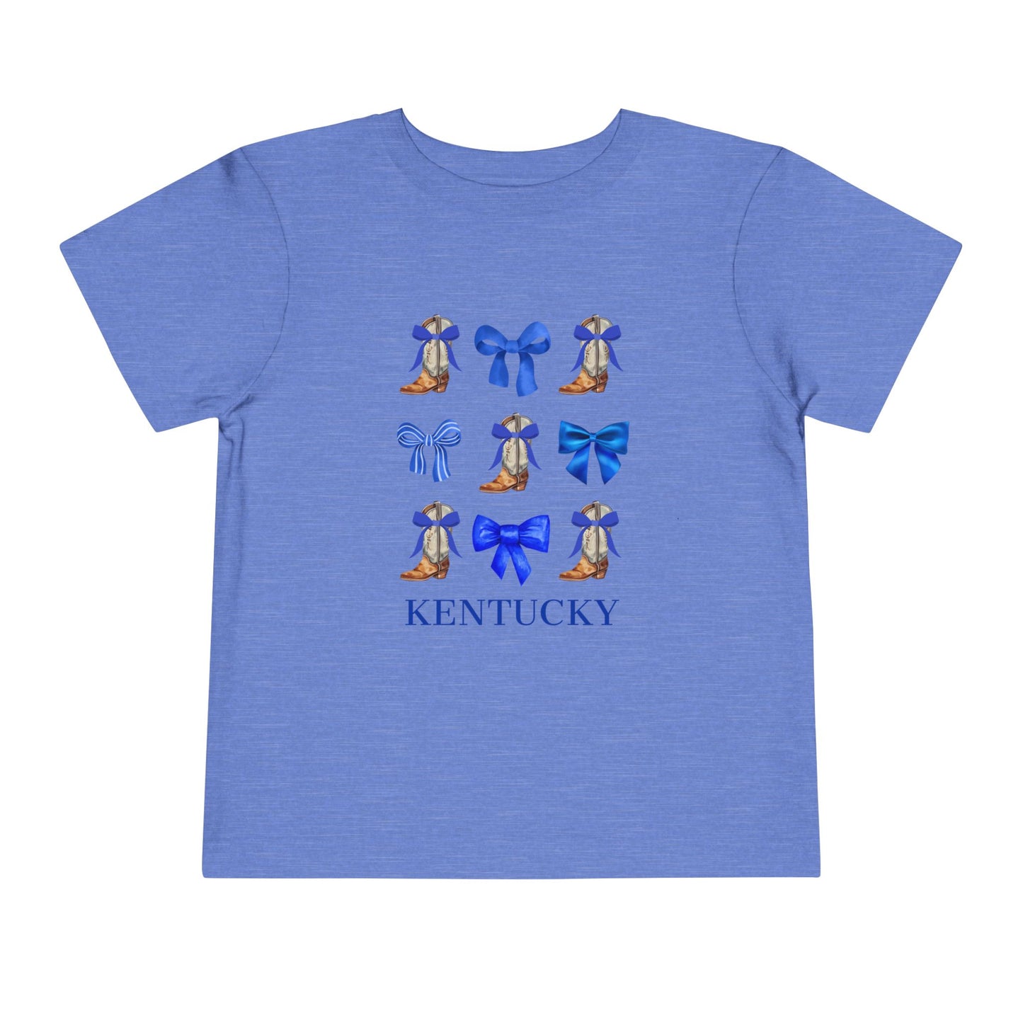 Toddler Kentucky Wildcats Coquette Bow and Cowgirl Boots Shirt