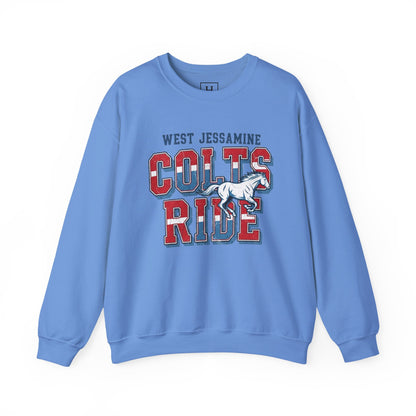 Crewneck Sweatshirt - West Jess RIDE COLTS Sweater