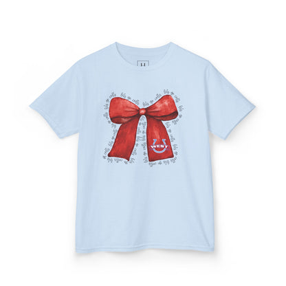 YOUTH --- Let's Go Colts Bow - West Horseshoe Logo Unisex T-Shirt