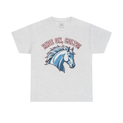 T-Shirt -RIDE ON COLTS - West Jessamine Unisex Tee