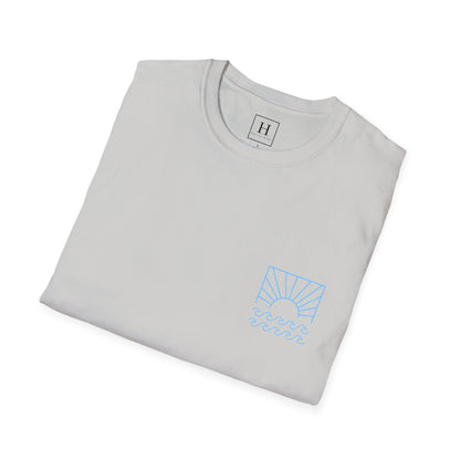 be the light christian bible blue (front and back)