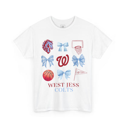West Jessamine Basketball Coquette Unisex Tee