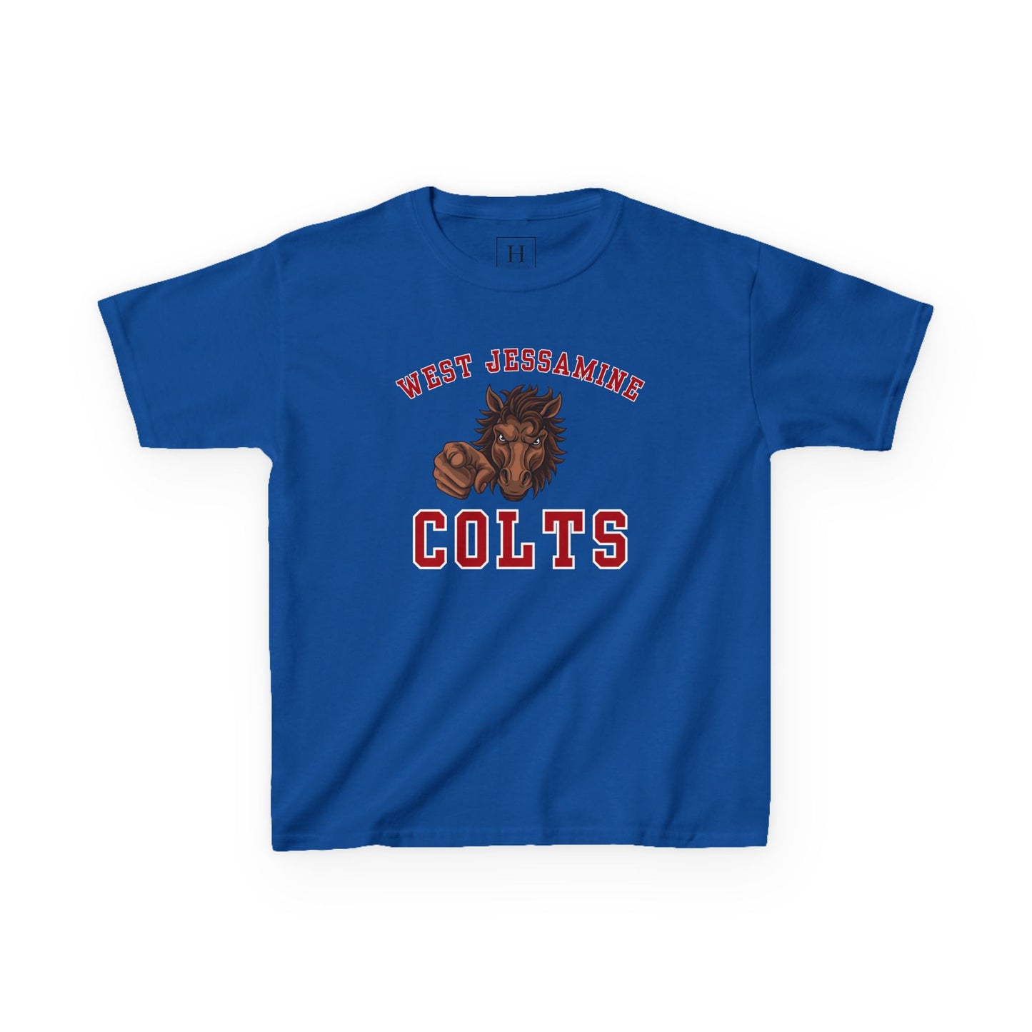 YOUTH --- West Jessamine Colts Mascot - YOU  -- Unisex Tee