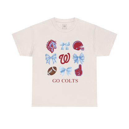 Coquette Football & Bows Unisex Tee - West Jessamine