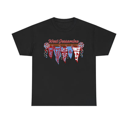West Jessamine Pennant Flag Colts Cheer Pom - Unisex Shirt