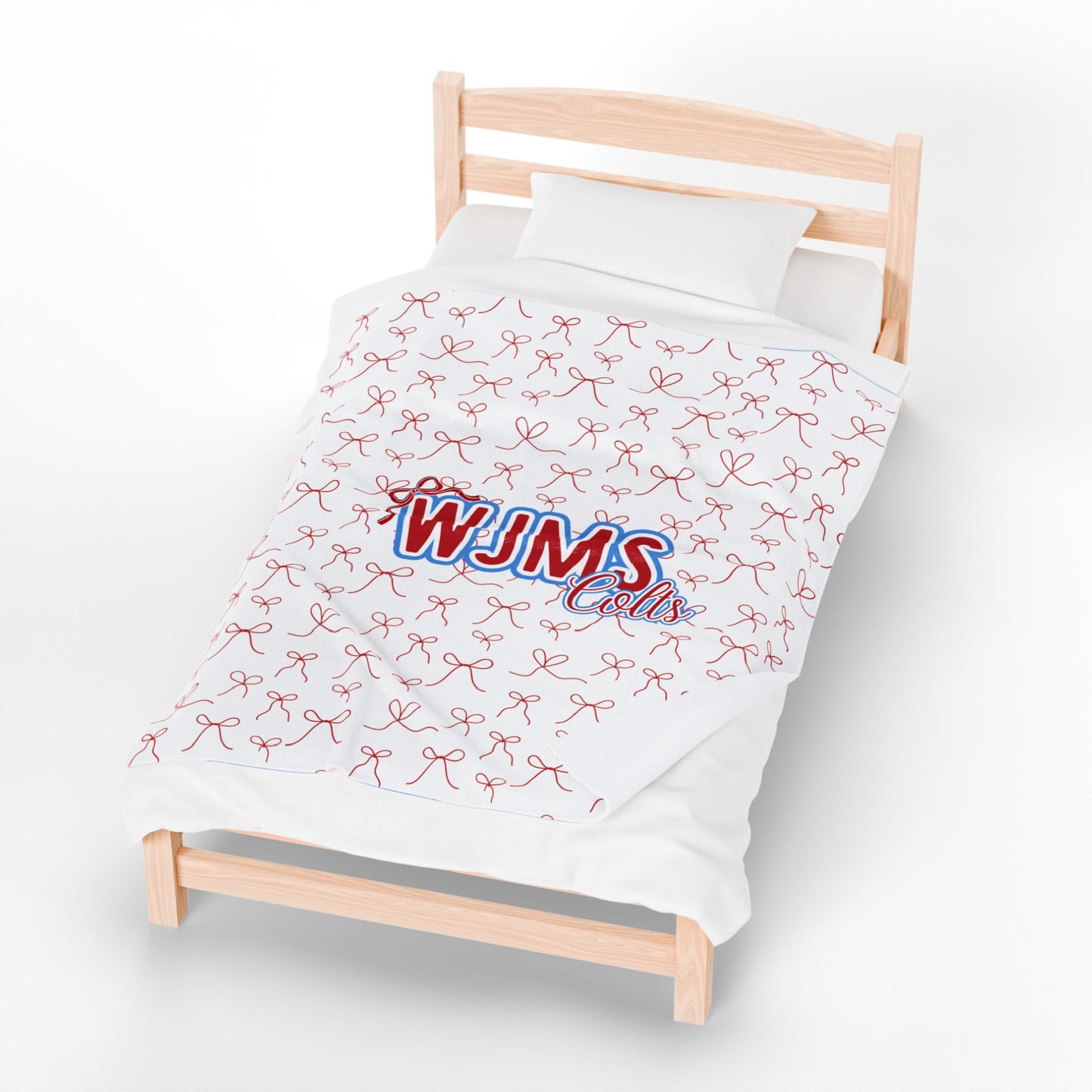 WJMS Colts Bow Blanket