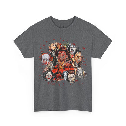 Halloween; Classic Horror Characters with Blood Splatter -- Unisex