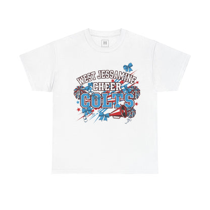 West Jessamine Cheer COLTS - Poms, Bows, Stars - Unisex Shirt