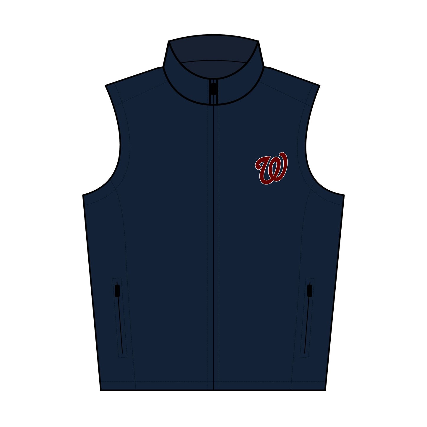 West Jessamine (W) Embroidered -- Men's Soft Shell Vest - Stylish Comfort for Outdoor Adventures, Ideal for Gifting, Sports Events, and Casual Wear