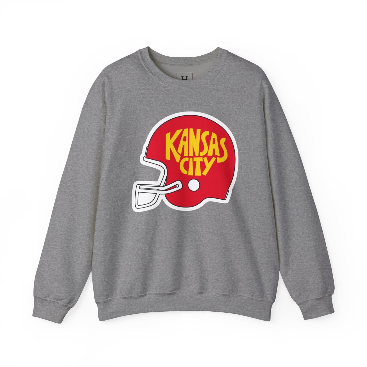 Game Day KS Chiefs Football Helmet - Unisex Sweatshirt