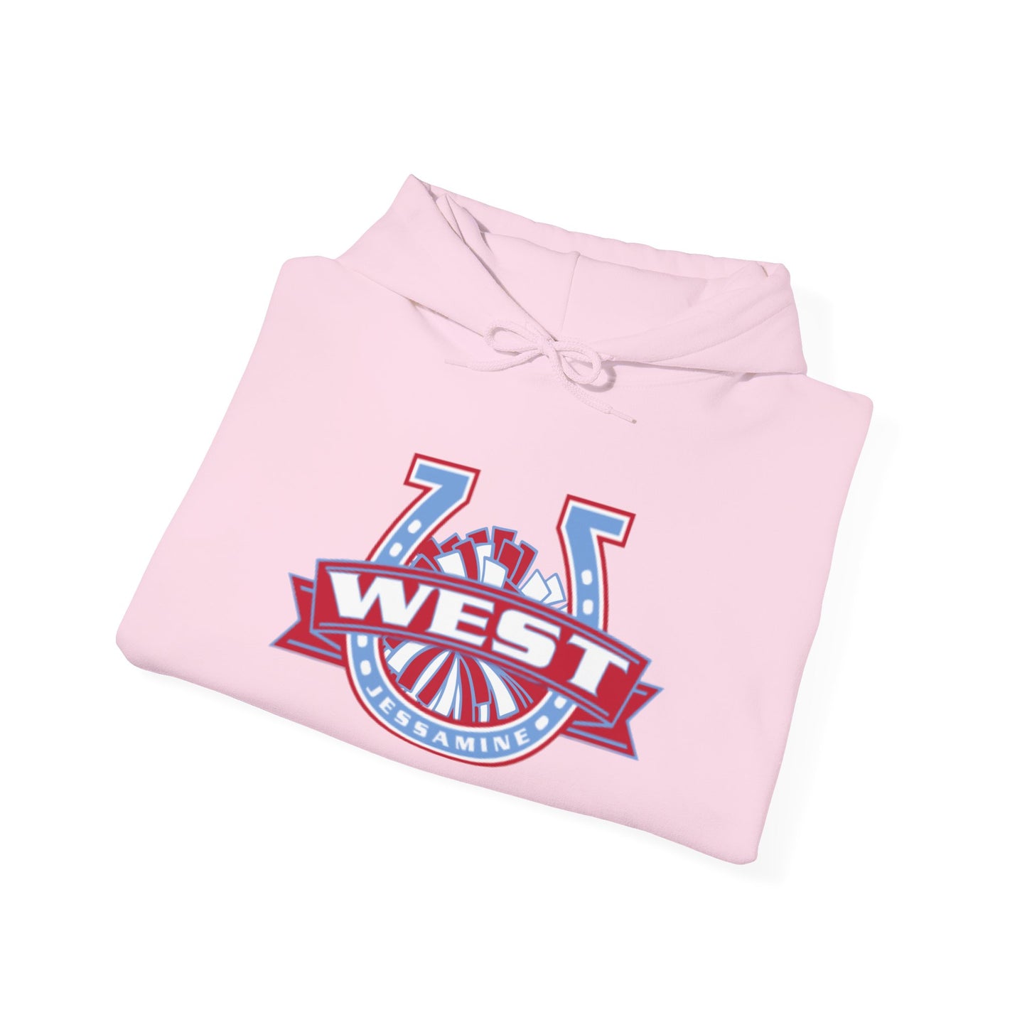 West Jessamine Horseshoe Logo w/ Pom - Cheerleading - Unisex Hoodie