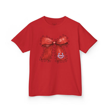 YOUTH --- Let's Go Colts Bow - West Horseshoe Logo Unisex T-Shirt