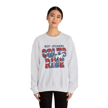 Crewneck Sweatshirt - West Jess RIDE COLTS Sweater