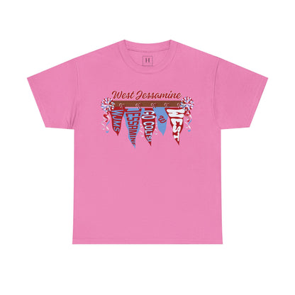 West Jessamine Pennant Flag Colts Cheer Pom - Unisex Shirt