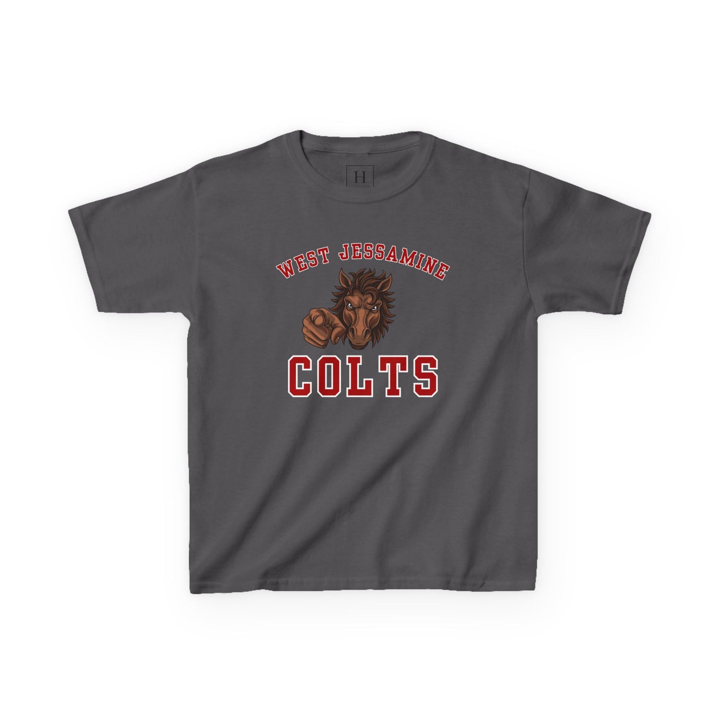 YOUTH --- West Jessamine Colts Mascot - YOU  -- Unisex Tee