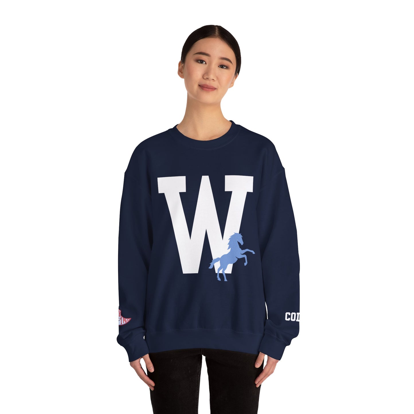 Crewneck Sweatshirt - W HORSE Colts Sweater West Jessamine