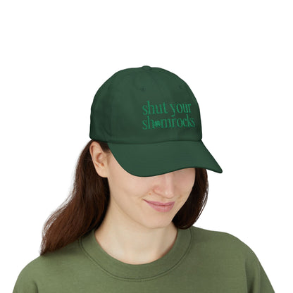 Shut Your Shamrocks Day Dad Cap