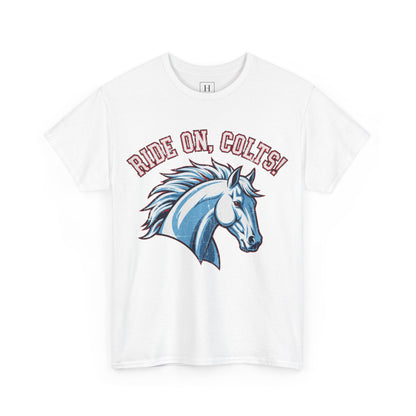 T-Shirt -RIDE ON COLTS - West Jessamine Unisex Tee