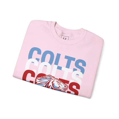 COLTS with Horse Logo - Christmas Sweatshirt - Unisex