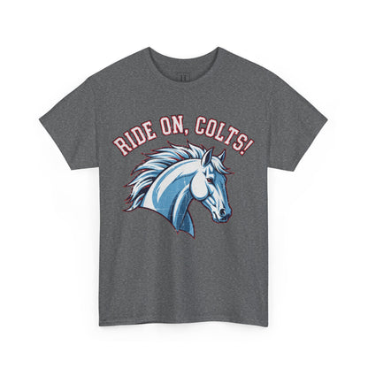 T-Shirt -RIDE ON COLTS - West Jessamine Unisex Tee