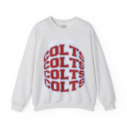 West Jessamine Colts Crewneck Sweatshirt — School Spirit Pride - Unisex