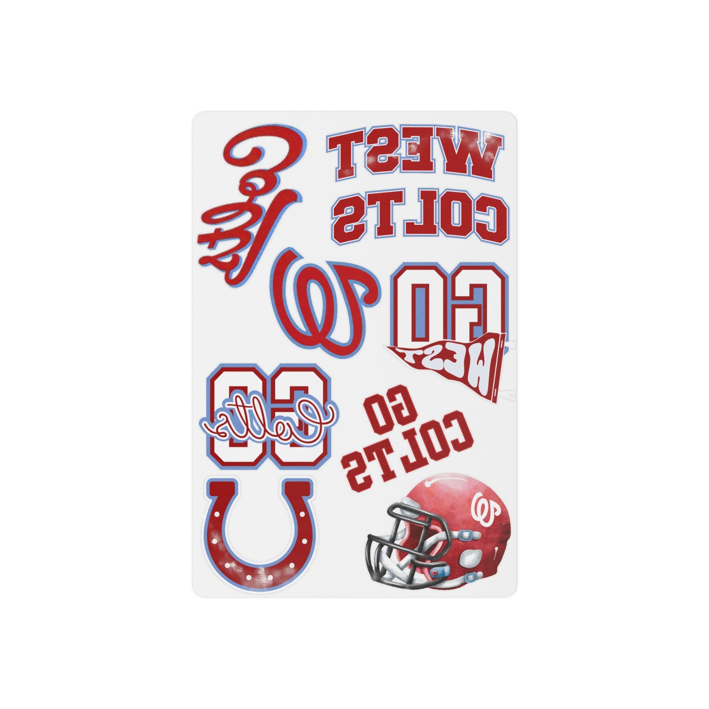 West Jessamine Colts Temporary Tattoos (9)