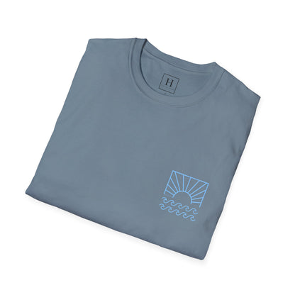 be the light christian bible blue (front and back)