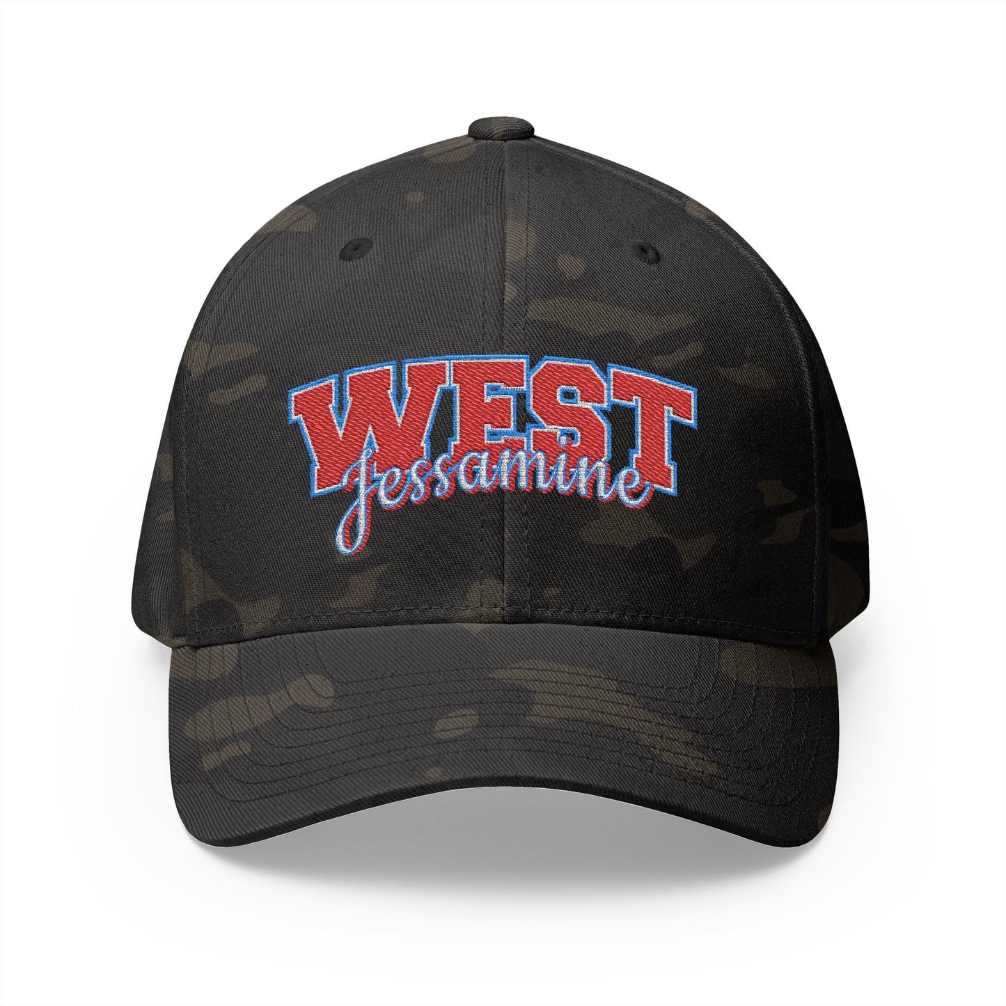 West Jessamine - Colts Pennant on Left Side - Embroidered Baseball Cap — Retro Game Day School Spirit