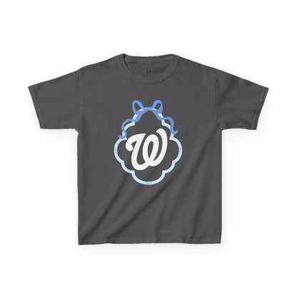 YOUTH -  W COQUETTE BLUE BOW & BORDER