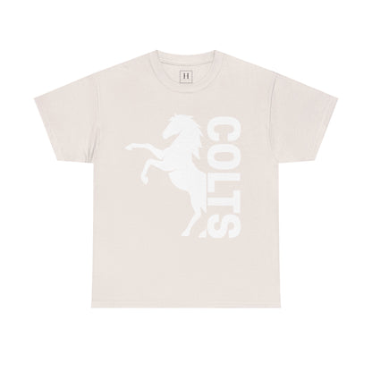 COLTS, Horse in White - Unisex Tee
