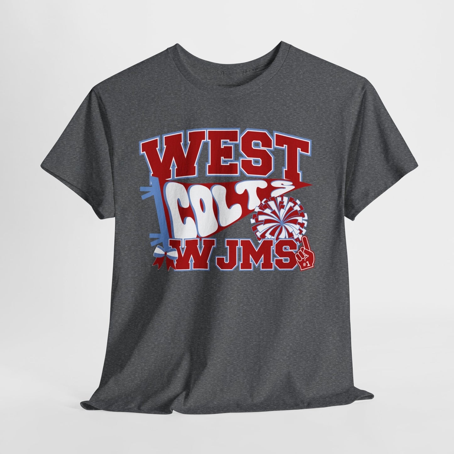 West Jessamine WJMS Colts Fan Tee —  Front & Back Unisex Tee