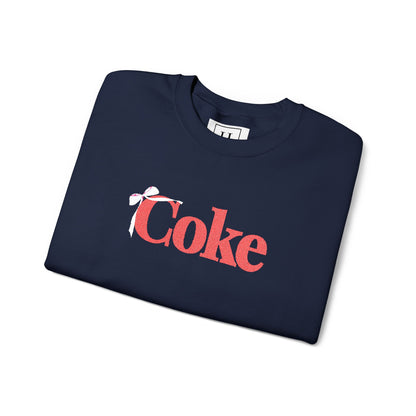 Bow 'Coke' Crewneck Sweatshirt - Embroidered