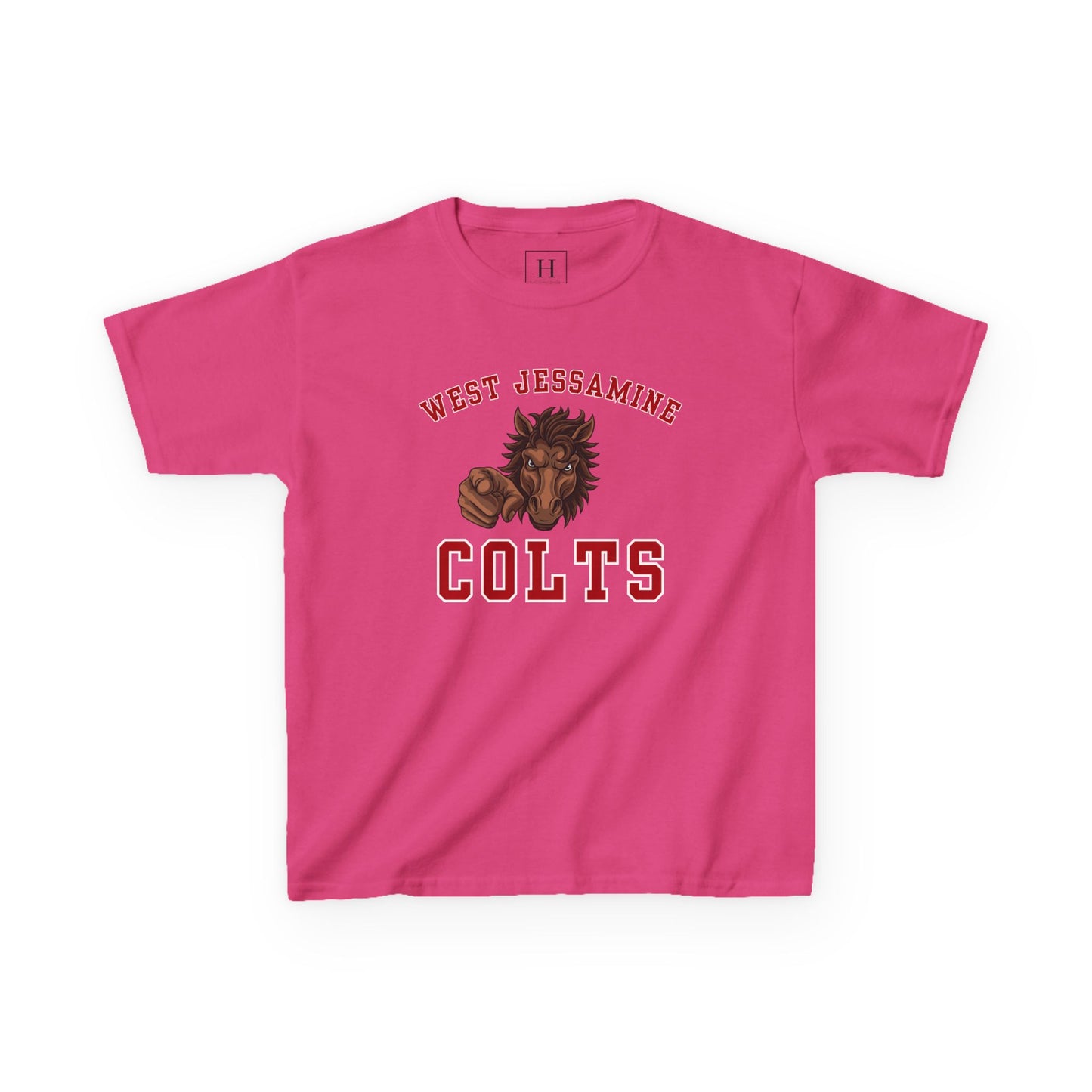 YOUTH --- West Jessamine Colts Mascot - YOU  -- Unisex Tee