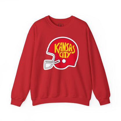 Game Day KS Chiefs Football Helmet - Unisex Sweatshirt