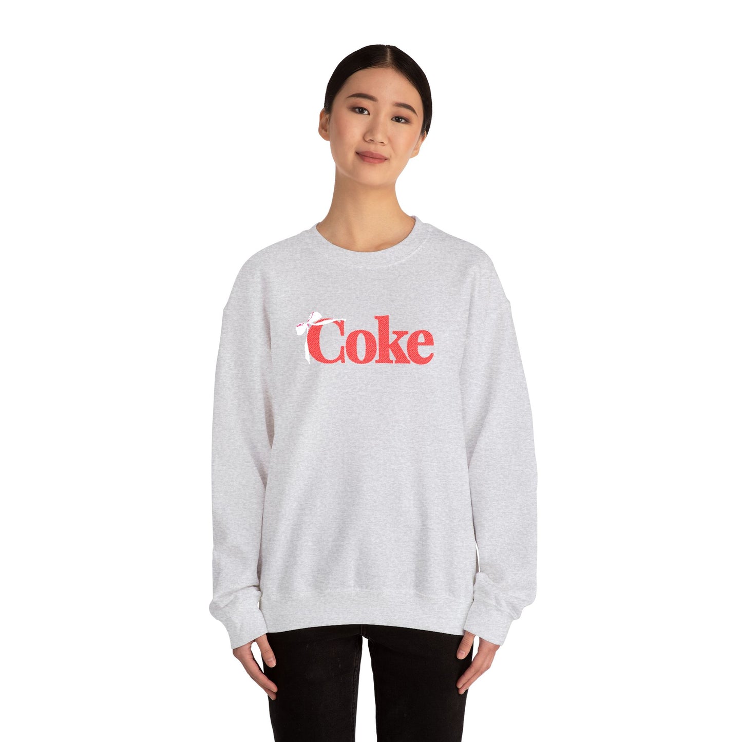 Bow 'Coke' Crewneck Sweatshirt - Embroidered