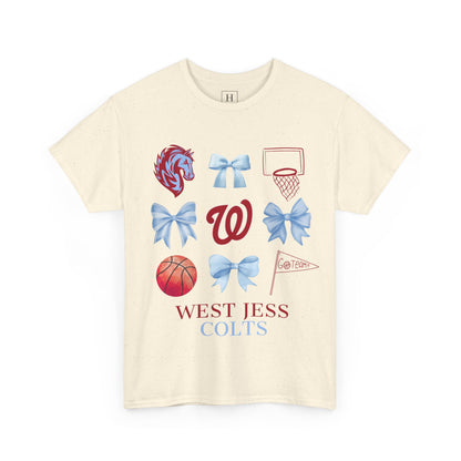 West Jessamine Basketball Coquette Unisex Tee